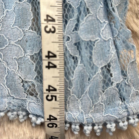 PrettyLittleThing | Dusty Blue Long Sleeve Lace Bodycon Dress - Picture 17 of 17